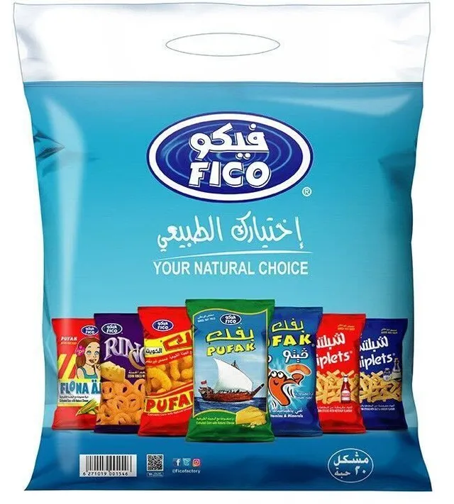 Fico Assorted Mix Chips, 20 Pieces