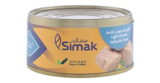 سيمك يلوفين تونة لايت شونكس في محلول ملحي 112g