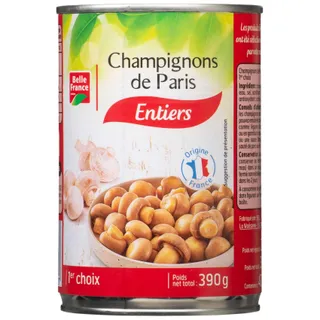 بيل فرانس فطر باريس كامل، 390g
