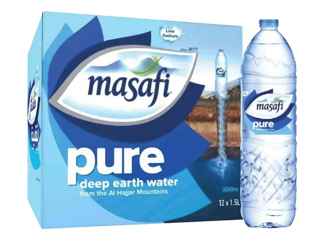 Masafi Pure Low Sodium Bottled Water, 1500ml