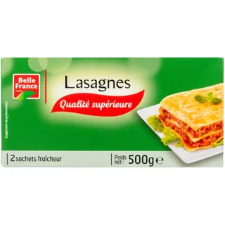 Belle France Qualité Supérieure Lasagnes, 500g