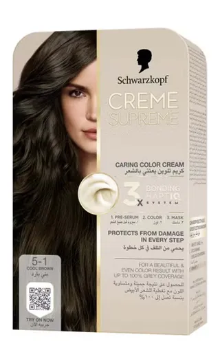 Schwarzkopf Cool Brown Color Creme Hair Color