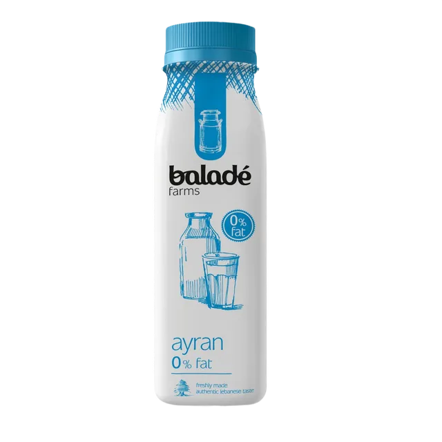 بلادي فارمز مشروب أيران خالي الدسم، 225ml