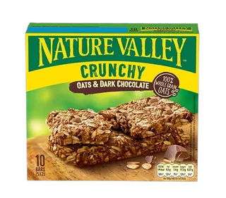 Nature Valley Crunchy Granola Bars with Oats & Dark Chocolate, 5x42g