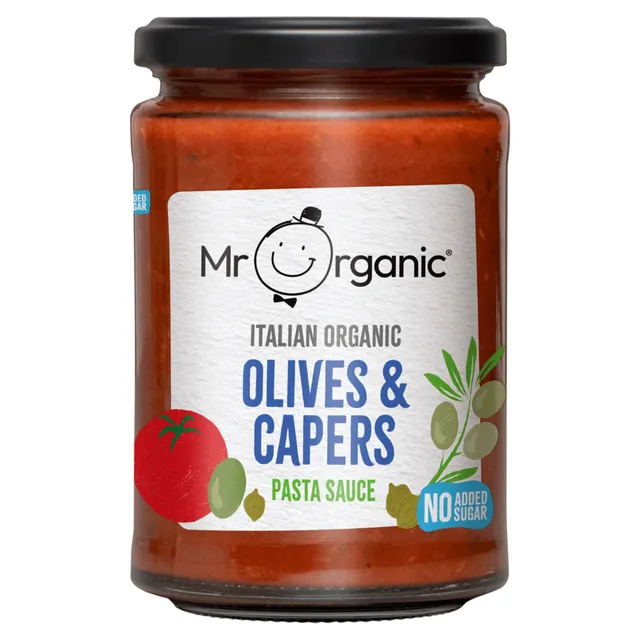 Mr Organic Olives Capers Pasta Sauce 350g