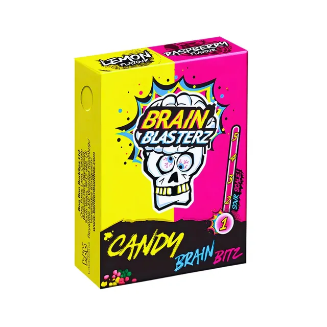 Brain Blasterz Sour Candy Bitz Assorted Flavour 45g
