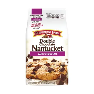 Pepperidge Farm Nantucket Double Chocolate Dark Cookies, 204g