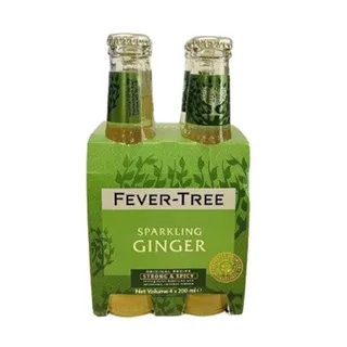 Fever Tree Sparkling Ginger Drink, 4x200ml
