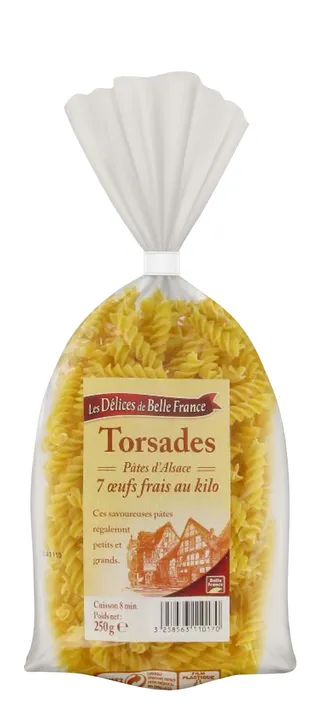 Belle France Delices Fuseli Pasta, 250g