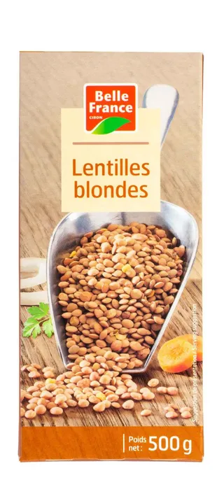 Belle France Blonde Lentils, 500g