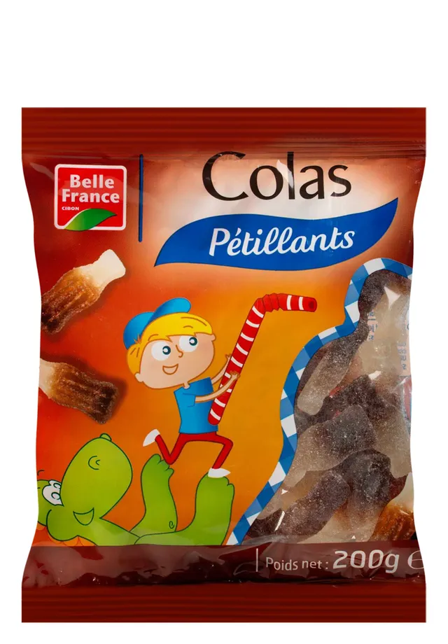 بيل فرانس جيلي زجاجات كولا، 200g