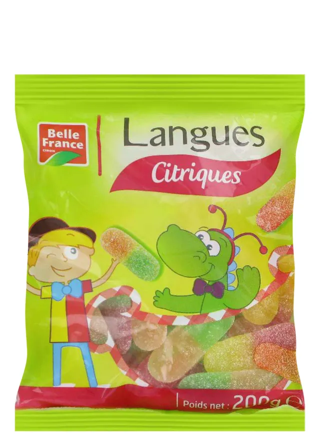 Belle France Citric Tongue Jellies, 200g