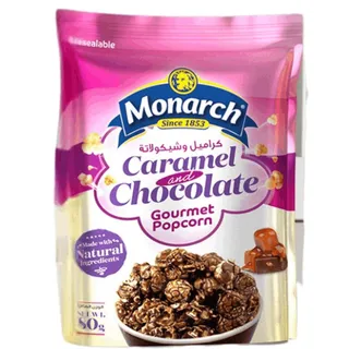 Monarch Popcorn Chocolate Caramel, 80 g