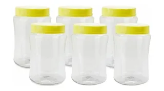 Milton Yellow Pet Jar