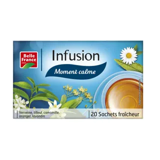 Belle France Calm Moment Tea Infusion, 20 Sachets