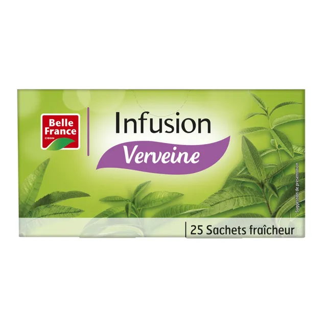 Belle France Verbena Tea Infusion, 25 Sachets