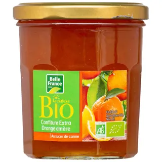 بيل فرانس مربى برتقال مر عضوي، 370g