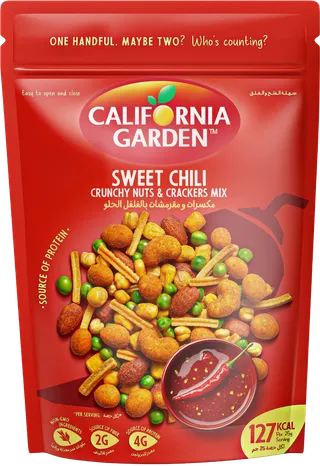 California Garden Sweet Chilli Mixed Nuts & Crackers, 150g
