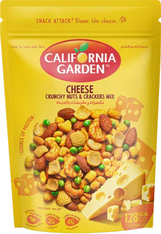 California Garden Cheese Mixed Nuts & Crackers, 150g