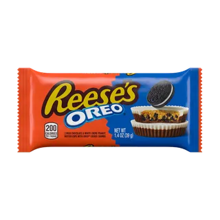 Reese's Oreo Milk Chocolate & White Creme Peanut Butter Cups Candy Packs, 29g
