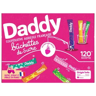 Daddy Extra Fine Sugar In Sachets, 480g