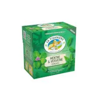 La Tisanière Mint & Verbena Herbal Tea, 20 Bags