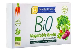 Healthy Crafts Organic Vegan Vegetable Stock Cube, 125g