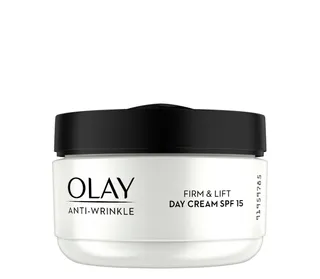 Olay Non-Greasy Anti-Wrinkle, Firming & Lifting Facial Day Cream SPF15, 50ml