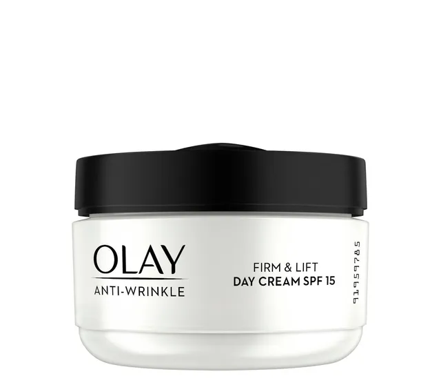 Olay Non-Greasy Anti-Wrinkle, Firming & Lifting Facial Day Cream SPF15, 50ml