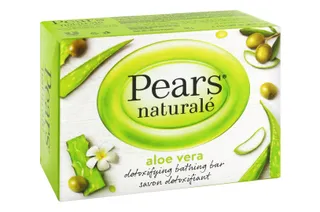 Pears Naturalé Detoxifying Soap Bar with Aloe Vera Extract, 125g