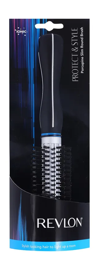 Revlon Protect & Style Slim Round Porcupine Hairbrush, 1 Piece