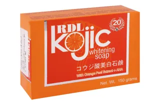 RDL Kojic Whitening Soap with AHA & Orange Peel Extract, 150g