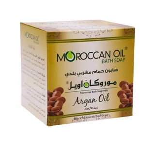 مغربي أويل بلاك باث صابون ويذ أرغان أويل، 1 باك
