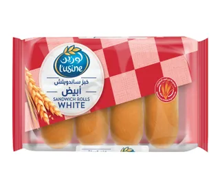 لوسين رولات ساندويتش أبيض (4 قطع)، 200جم