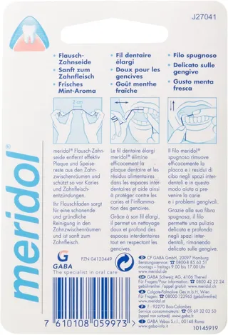 Meridol 40m Dental Floss Mint Flavor, 1 Piece