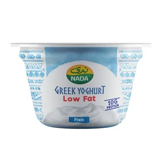 Nada Low Fat 10g Protein Plain Greek Yogurt, 160g