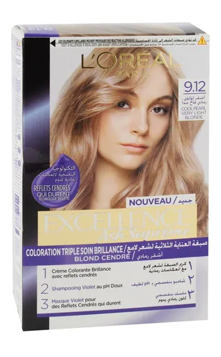 L'Oreal Excellence Hair Dye 9.12 Ash Supreme