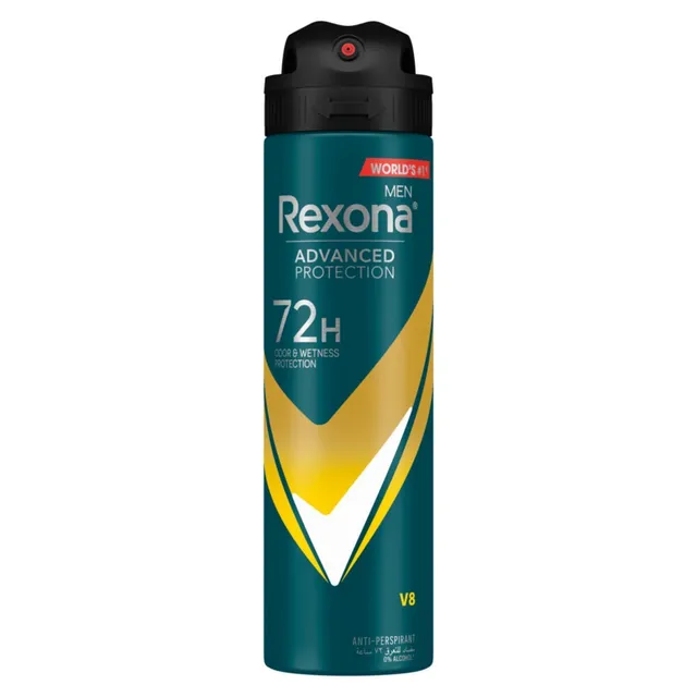 Rexona Men Advanced Protection 72H Antiperspirant V8 Deodorant Spray, 150ml
