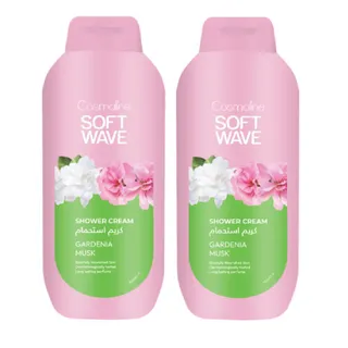 Soft Wave Shower Cream Gardenia Musk, 2 X 650 mL