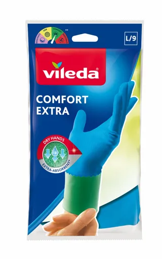 Vileda Comfort & Care Gloves Large Size, 1 Pair