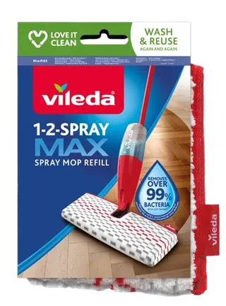 Vileda 1-2 Spray Max Flat Floor Spray Mop Refill
