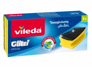 Vileda Glitzi Sponge Scourer, 3 Pieces