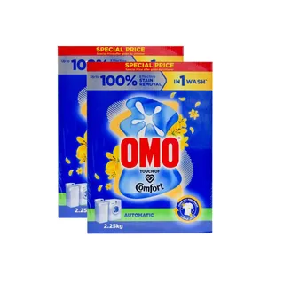 أومو كومفورت نصف أوتوماتيك مسحوق غسيل 2.25 كغم × 2 حبة