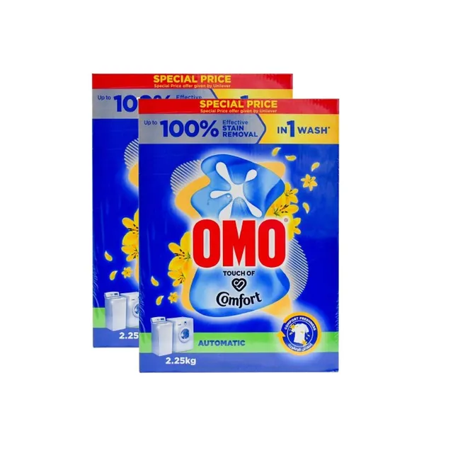 أومو كومفورت نصف أوتوماتيك مسحوق غسيل 2.25 كغم × 2 حبة