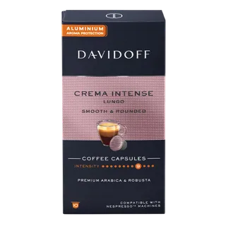 Davidoff Crema Intense 9/12 Intensity Coffee Capsules, 10 Capsules, 55g