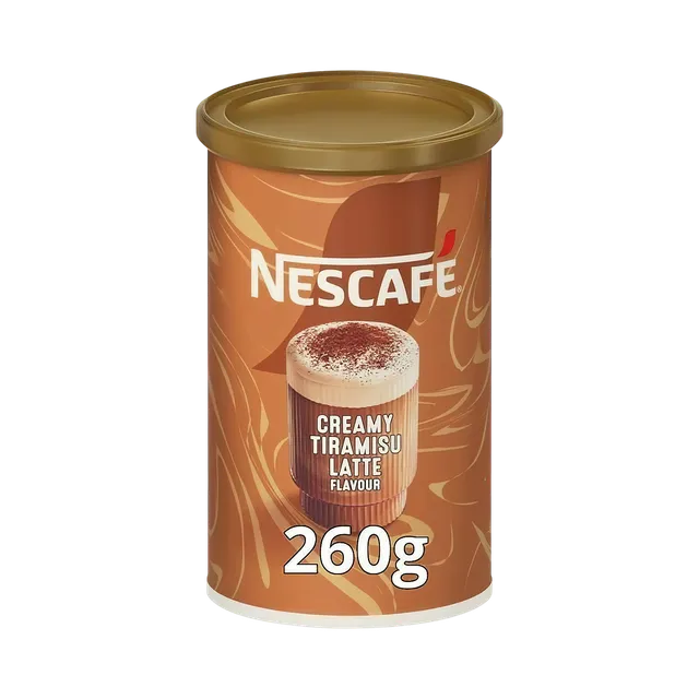 Nescafe Creamy Tiramisu Latte Flavor Coffee Tub, 260g