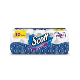 Scott Toilet Paper Rolls 200 Sheets 10 Rolls