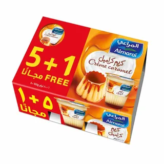 المراعي كريم كراميل دسر مبرد، 6x100جم