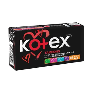 Kotex Normal Tampons, 16 Pieces