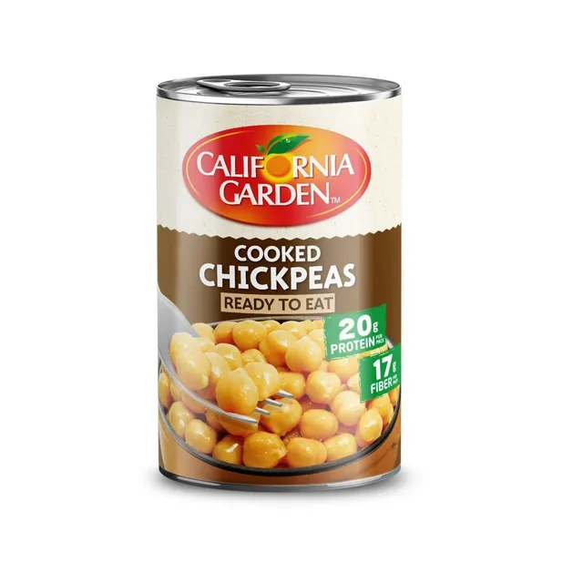 California Garden Cooked Chickpeas, 240g